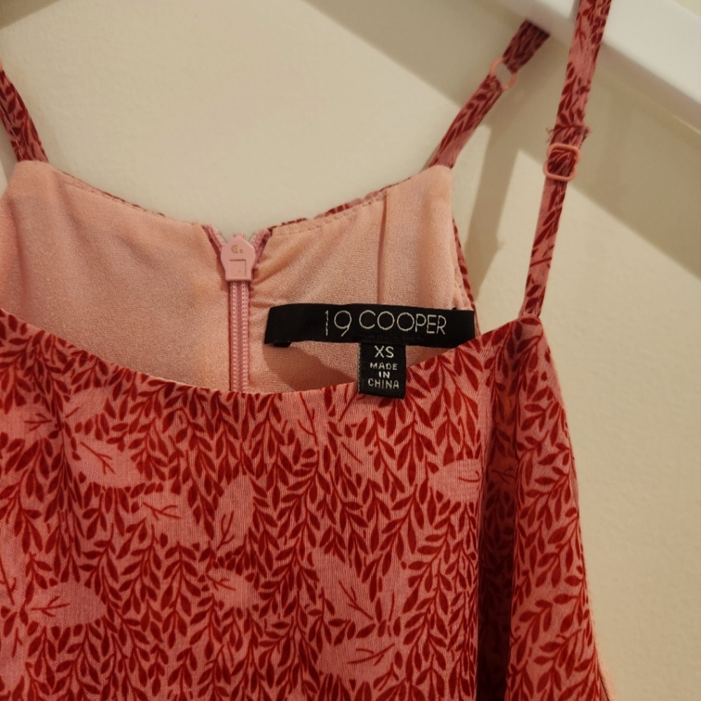 19 Cooper: Pink Floral Halter Dress - XS - Picture 2 of 4